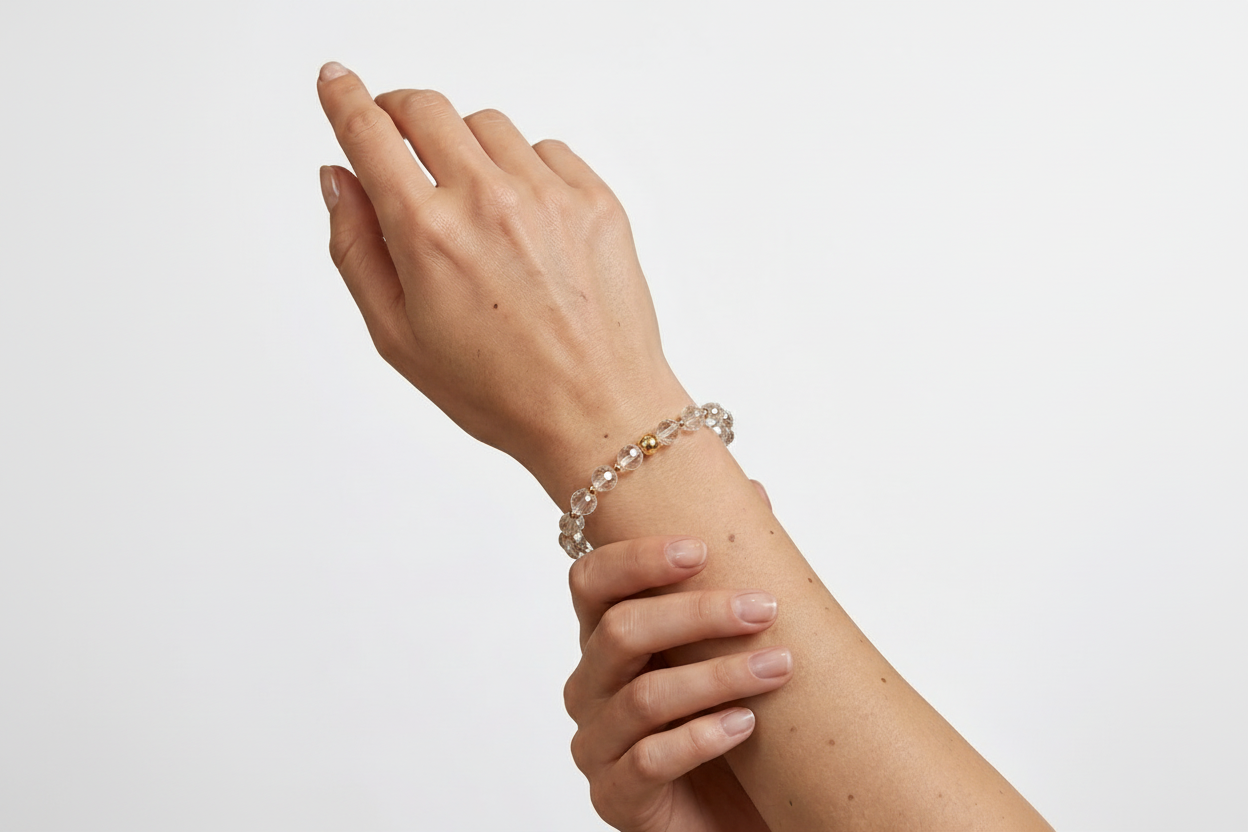 Bergkristall Facettiert Armband