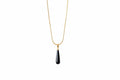 Onyx Tropfen Halskette