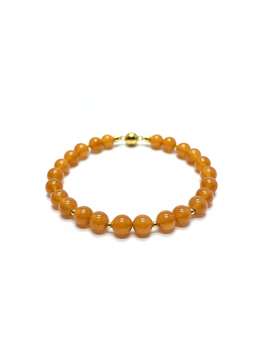 Aventurin Orange Armband