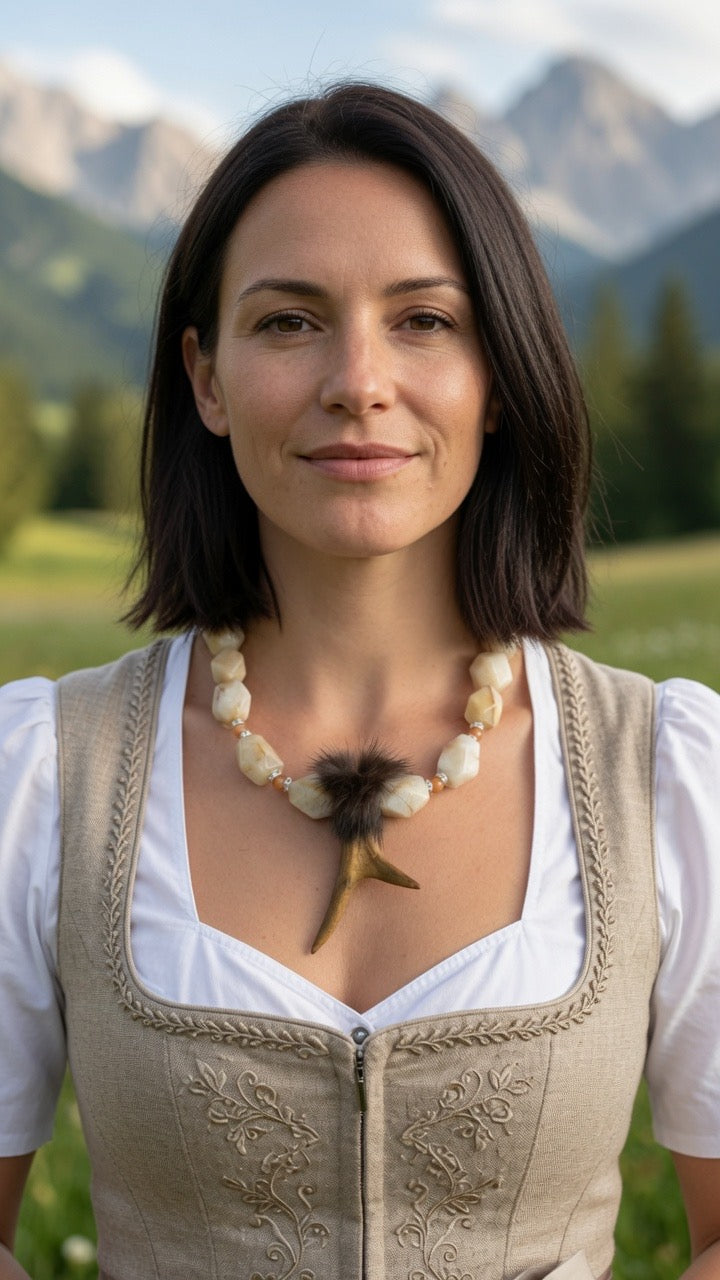 Aventurin Trachten Halskette