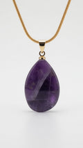 Amethyst Halskette – Naturstein, 18K vergoldet | Youwellando