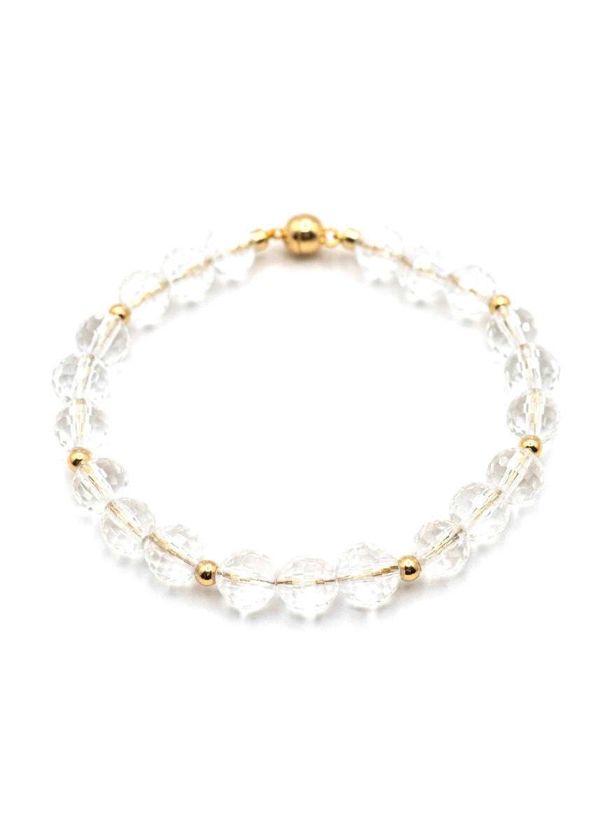 Bergkristall Facettiert Armband