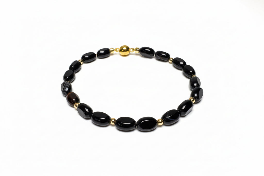 Onyx Oval Armband