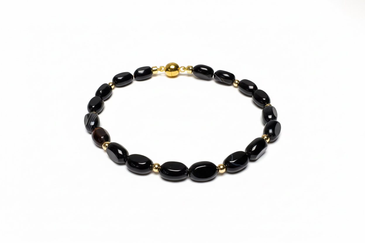 Onyx Oval Armband