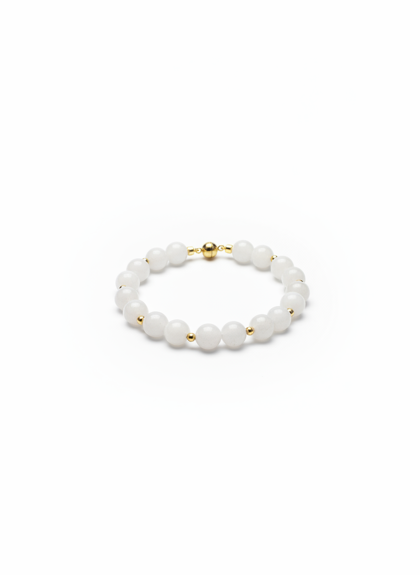 Schneequarz Armband